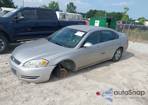 2007 Chevrolet Impala Lt из США, поврежденный, VIN 2G1WT58K279414457